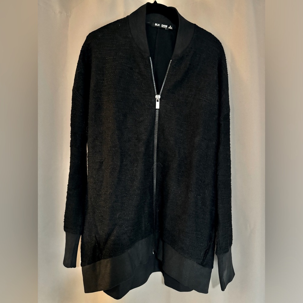 Blk Dnm Oversized Zip Up - S - image 1